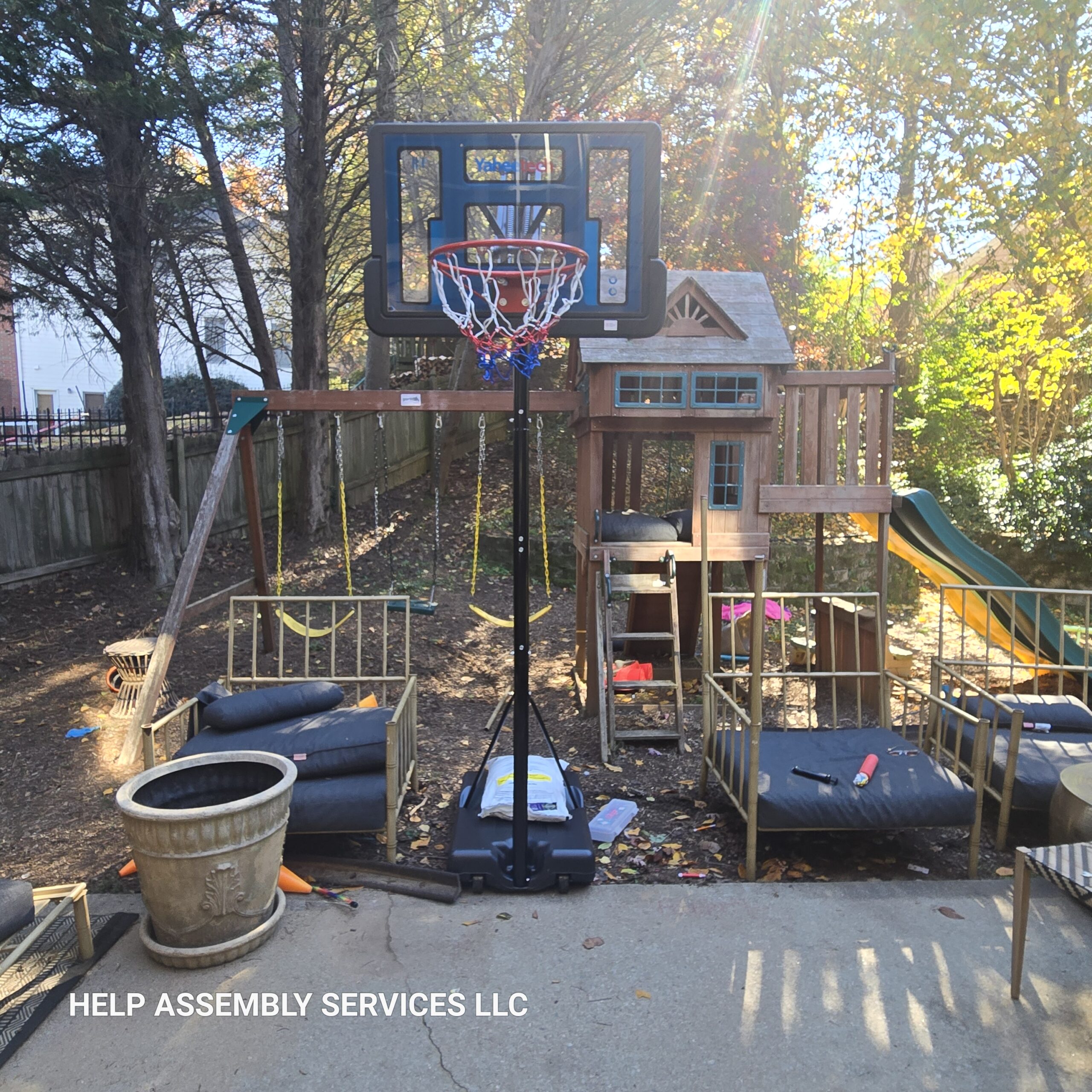 Basketball Hoop Assembly in Atlanta