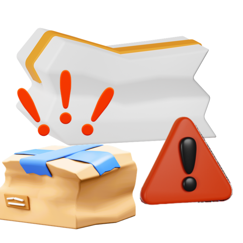Broken down boxes